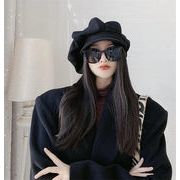 シックな雰囲気が魅力 韓国ファッション クラゲ ベレー帽 つば付き 誇張 特大 雲の帽子 ウールの布
