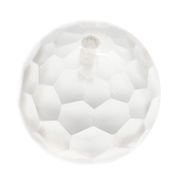 ≪特価品/限定≫天然石 水晶 ミラーカットボール(片穴) 5個セット