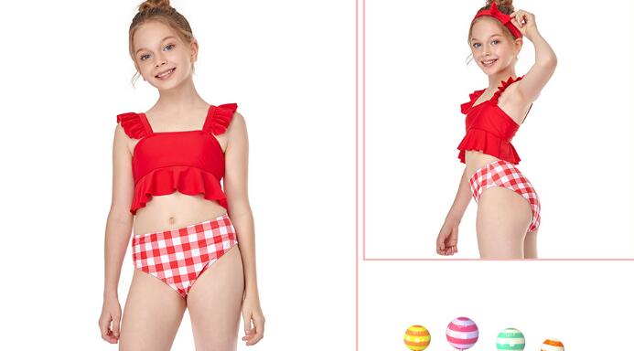 21夏新作 子供服 子供水着 韓国子供服 女の子 可愛い キッズ 2点セット 水泳 3色2 12歳 アパレル 株式会社 コスモス 問屋 仕入れ 卸 卸売の専門 仕入れならnetsea