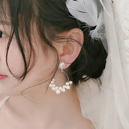 キラキラ イアリング ピアス ロングタイプ アクセサリー 925シルバー 韓国ファッション