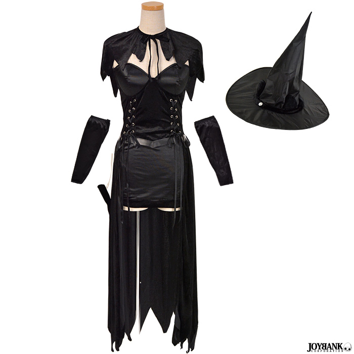 ハロウィンsale 黒猫魔女コスチューム セクシー 魔女 仮装 ハロウィン コスプレ イベント アパレル Joybank Corporation 問屋 仕入れ 卸 卸売の専門 仕入れならnetsea