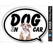 DOG IN CAR09 ドッグインカーステッカー ペット 愛犬 SK403