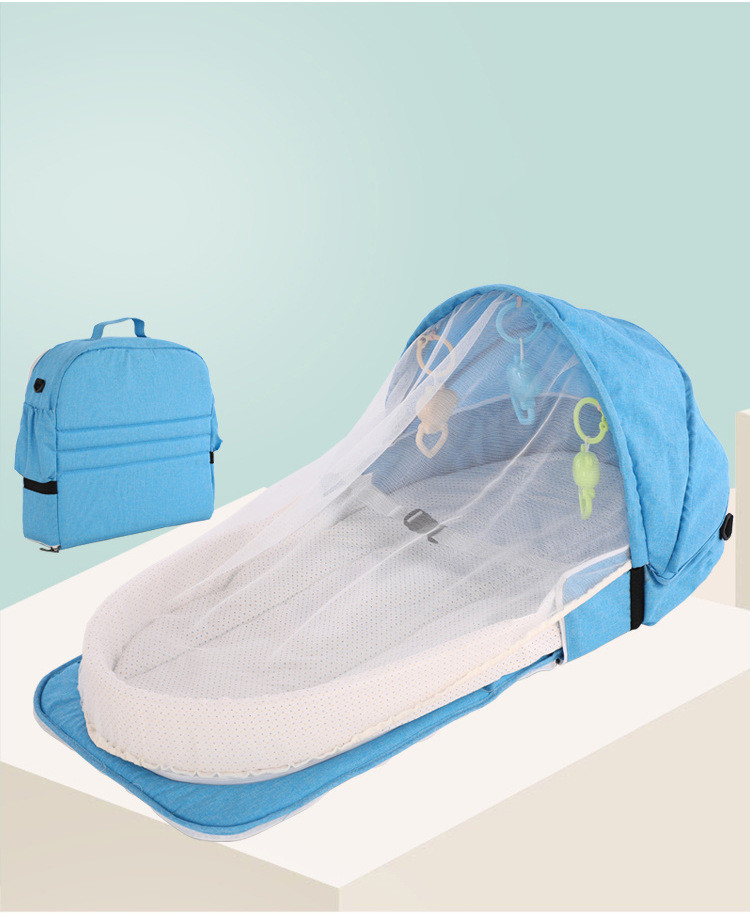 家族みんながほめています  ベビーベッド 新生児用寝具 ポータブル 旅行ベッド 持ち運び便利 赤ちゃん