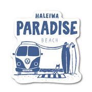 ハレイワハッピーマーケット ステッカー PARADISE ワゴン HHM028 おしゃれ ハワイ