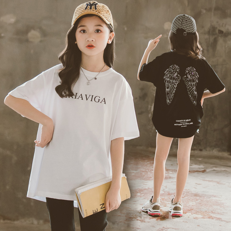 春夏新作　キッズシャツ　Ｔシャツ　女の子韓国風シャツ　可愛い