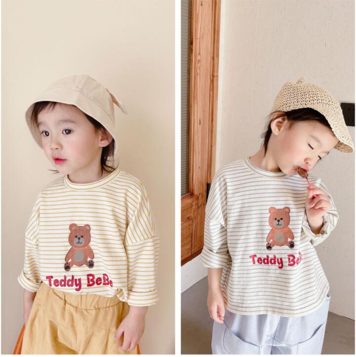 子供Tシャツ　キッズ服　春夏Tシャツ　 トップス　長袖　可愛い　ファッション