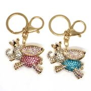 アウトレット バッグチャーム キーホルダー 羽ゾウ 像