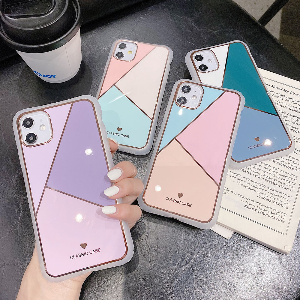 マーブル風 スマホケース iphone ケース 韓国 iPhone6~iPhone12 ProMaxケースカバー