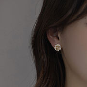 耳元を大人モードに演出 韓国スタイル エレガント 美しい ピアス シンプル アクセサリー 両耳