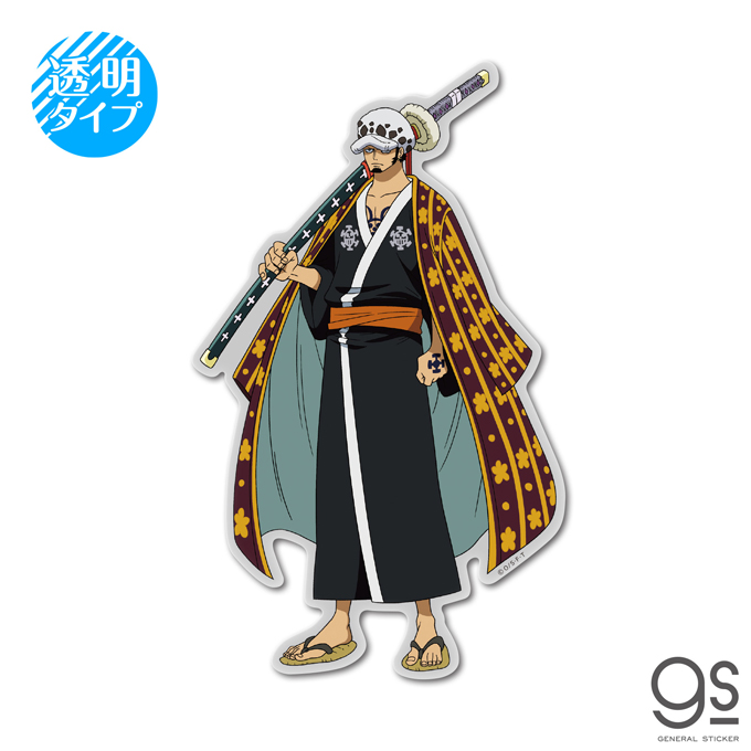 ワンピース ロー 透明ステッカー One Piece ワノ国 キャラクターステッカー Lcs17 雑貨 株式会社 ゼネラルステッカー 問屋 仕入れ 卸 卸売の専門 仕入れならnetsea