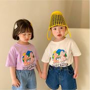 韓国風 夏新作 子供 Tシャツ　人気 トップス ブラウス　半袖　可愛い　ファッション