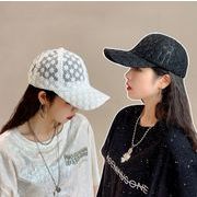 春夏新作 帽子 レディース 薄い帽子 日焼け止め 通気性 ローキャップ ツバあり カーブキャップ 無地