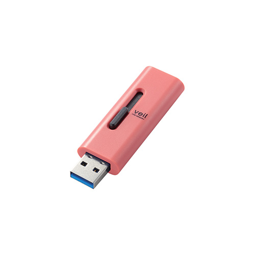 エレコム USBメモリー/USB3.2(Gen1)対応/スライド式/32GB/レッド MF