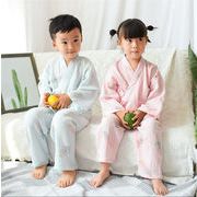 人目を引く美人  赤ちゃん パジャマ 着物 セット  ルームウェア 男子と女子 薄い 夏 可愛い 小さい新鮮な