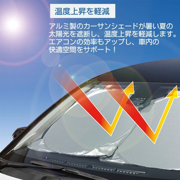 車用フロントサンシェード パッと開く 日よけ Uvカット 暑さ対策 吸盤不要 収納袋付き ポップシェードhk 家電 Av Pc 株式会社 ライズジャパン 問屋 仕入れ 卸 卸売の専門 仕入れならnetsea
