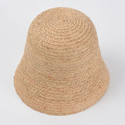 ハット 麦わら帽子 夏 ラフィア 天然素材 紫外線対策 uvカット 折りたたみ レディース サンバイザー