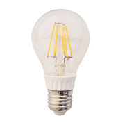 LEDクリア電球 フィラメント クリアタイプ 消費電力6W 調光器対応タイプ 白熱電球60W相当 口金E26 電球色