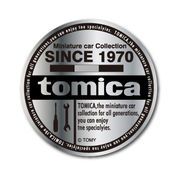大人トミカ鏡面ステッカー tomica シルバー キャップステッカー トミカ TOMICA 車 LCS857 ロゴグッズ