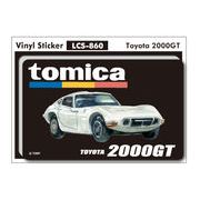 大人トミカステッカー logo+toyota 2000gt トミカ ロゴ TOMICA 車 Sサイズ LCS860 グッズ