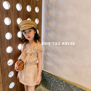女の子 上着+スカート ２点セット 3-8歳 子供服  韓国子供服 キッズ