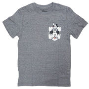 T シャツ MICKEY MOUSE POCKET TEE GY 【ミッキーマウス】