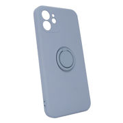 iPhone12 スレートブルー 589 スマホケース アイフォン iPhoneシリーズ シリコン リングケース