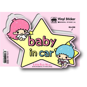 Lcs062 キキララ ベビーインカー ステッカー サンリオ 車 子供 キャラクター 雑貨 株式会社 ゼネラルステッカー 問屋 仕入れ 卸 卸売の専門 仕入れならnetsea