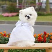 ペット服 犬服 ワンピース 春夏 ペット用品 ドレス　新作 小型犬服 超可愛い 結婚式 ドッグウエア