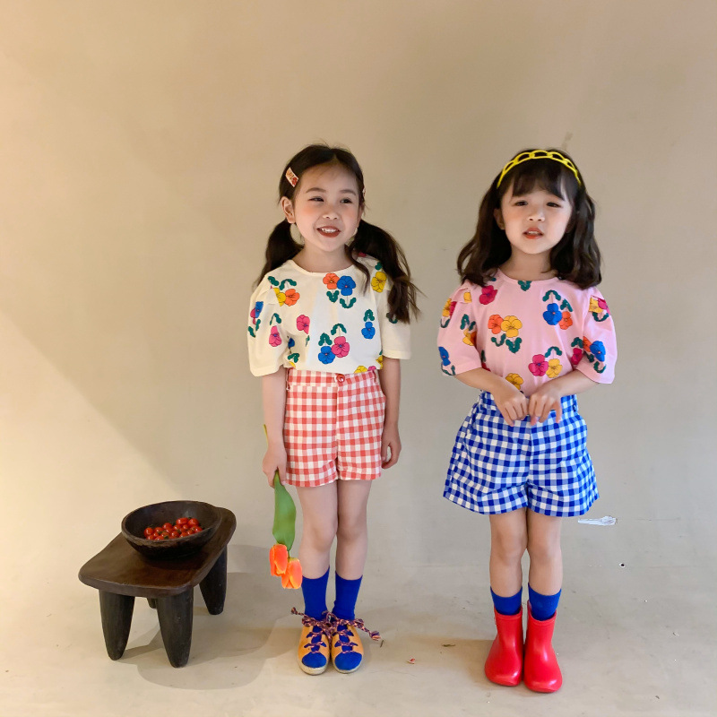 m18259 半袖  シャツ  SALE 韓国子供服 ファッション カジュアル  女の子 2022新作  プリンセス