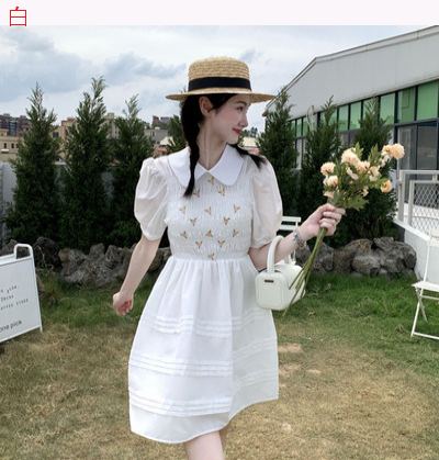 白 パフ ワンピース 女性服 夏 新しいデザイン フランス語 初恋 個 息子 ウエストマ アパレル Fedovivi フェドヴィヴィ 問屋 仕入れ 卸 卸売の専門 仕入れならnetsea