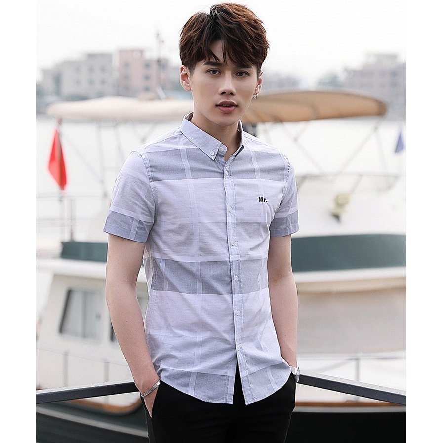 チェック柄 シャツ メンズ おしゃれ カジュアルシャツ ワイシャツ 綿 夏 半袖 ビジネスシャツ アパレル 株式会社 Ouka Car Leasing 問屋 仕入れ 卸 卸売の専門 仕入れならnetsea