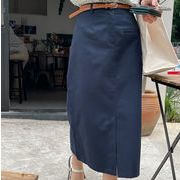 ハイウエスト スカート 夏 新作 ins スリム効果 Ａラインスカート レディース 韓国ファッション