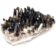 極上品 アーカンソー産 Extra スモーキークォーツ 黒水晶 クラスター【FOREST 天然石 パワーストーン】