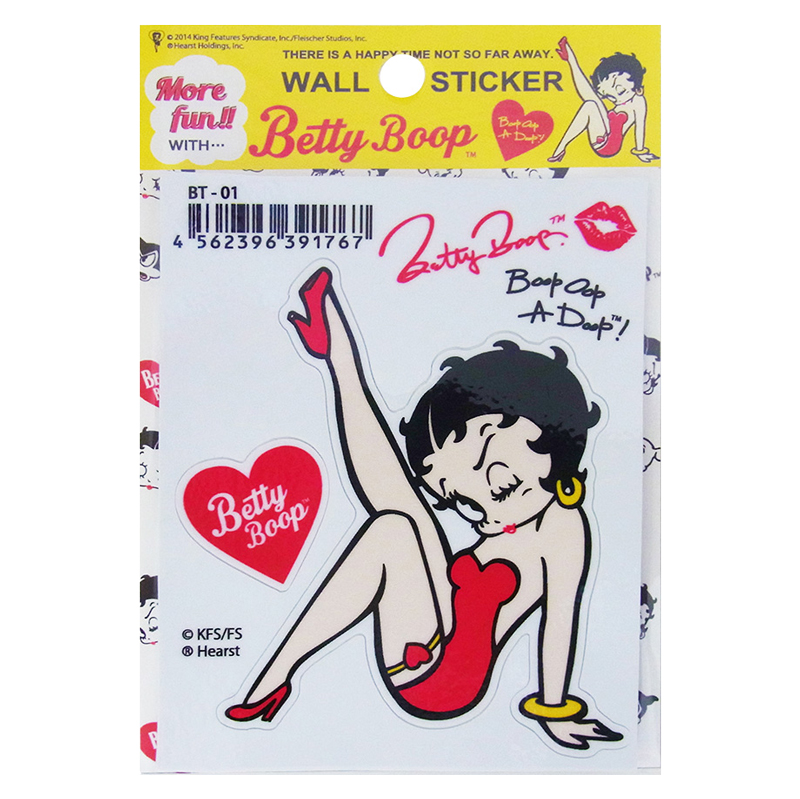 Betty Boop】Betty Boop Sticker ベティちゃん ステッカー 株式会社