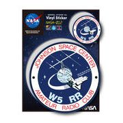 NASAステッカー W5 RR ロゴ エンブレム 宇宙 スペースシャトル NASA012 グッズ