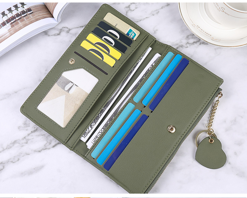 ⑩☆優良品♪カード10枚タイプ☆サラ長財布 ⑤☆優良品♪カード10枚タイプ☆サラ長財布