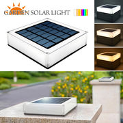 ガーデンライト ソーラーライト キューブ 四角形 ブロック センサーライト 屋外 置型 明るい 暖色