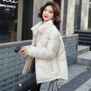 2021ダウンロードの新しい韓国版の綿の服の短いファッションルーズ小さな小さな綿のコート婦