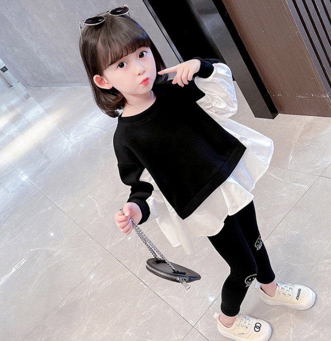 女の子 秋冬服 おまとめ 140 26着 Amazon | [JANQ] 女の子 子供服 キッズ服 可愛い 2点セット 長袖