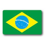 SK229 国旗ステッカー ブラジル BRAZIL 100円国旗 旅行 スーツケース 車 PC スマホ