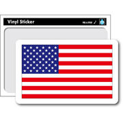 SK197 国旗ステッカー アメリカ U.S.A 国旗 PC スマホ スーツケース
