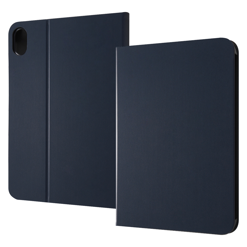 iPad mini 2021年 第6世代 レザーケース スタンド機能付き/ダークネイビー