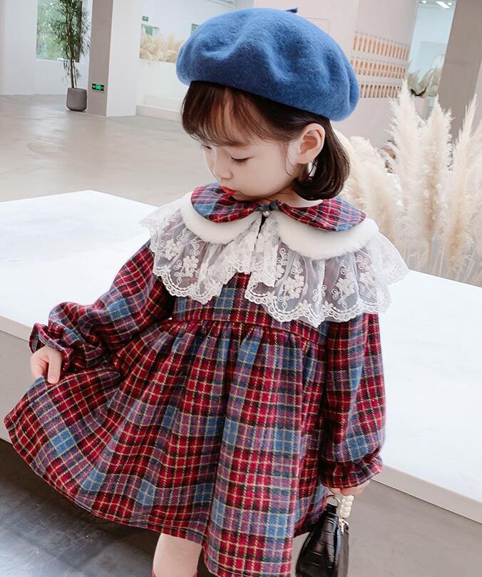 秋冬新作 キッズ用 ワンピース 長袖 子供服 女の子 可愛い ドレス 90 130cm Watsons Biz Id