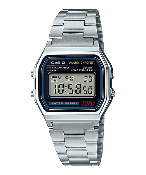 カシオ CASIO 腕時計 スタンダード メンズ A158WA-1JH　欠品中　2023年10月下旬～11月上旬