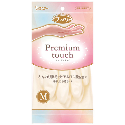 エステー ファミリー Premium touch ヒアルロン酸 M パールホワイト