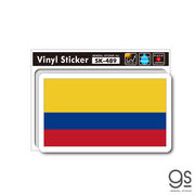 国旗ステッカー コロンビア COLOMBIA 旅行 スーツケース 車 PC フラッグ 国旗 SK489 グッズ PC スマホ