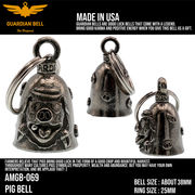 ガーディアンベル　ラッキーベル　バイカー　キーホルダー　お守り　GUADIAN BELL USA