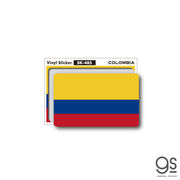 国旗ステッカー コロンビア COLOMBIA 100円国旗 旅行 スーツケース 車 PC スマホ SK485 グッズ
