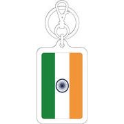 【選べるカラー】KSK210 インド INDIA 国旗キーホルダー 旅行 スーツケース