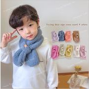 子供のスカーフ柔らかくてかわいい無地2021新しいぬいぐるみの赤ちゃんの秋と冬のスカーフ
